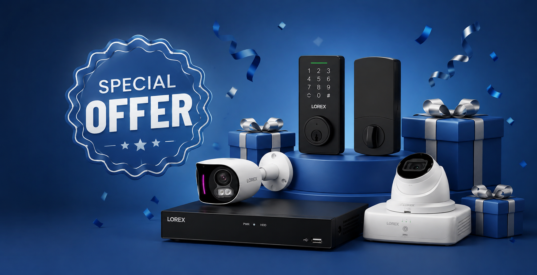 Security system bundle special offer